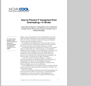 DENSO MovinCool's How to Prevent IT Equipment from Overheating—in Winter White Paper