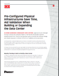 Panduit Pre-Configured Physical Infrastructure White Paper